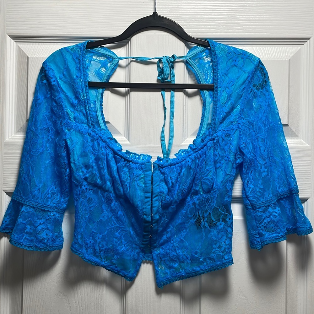 Urban Outfitters Y2K lace corset Top